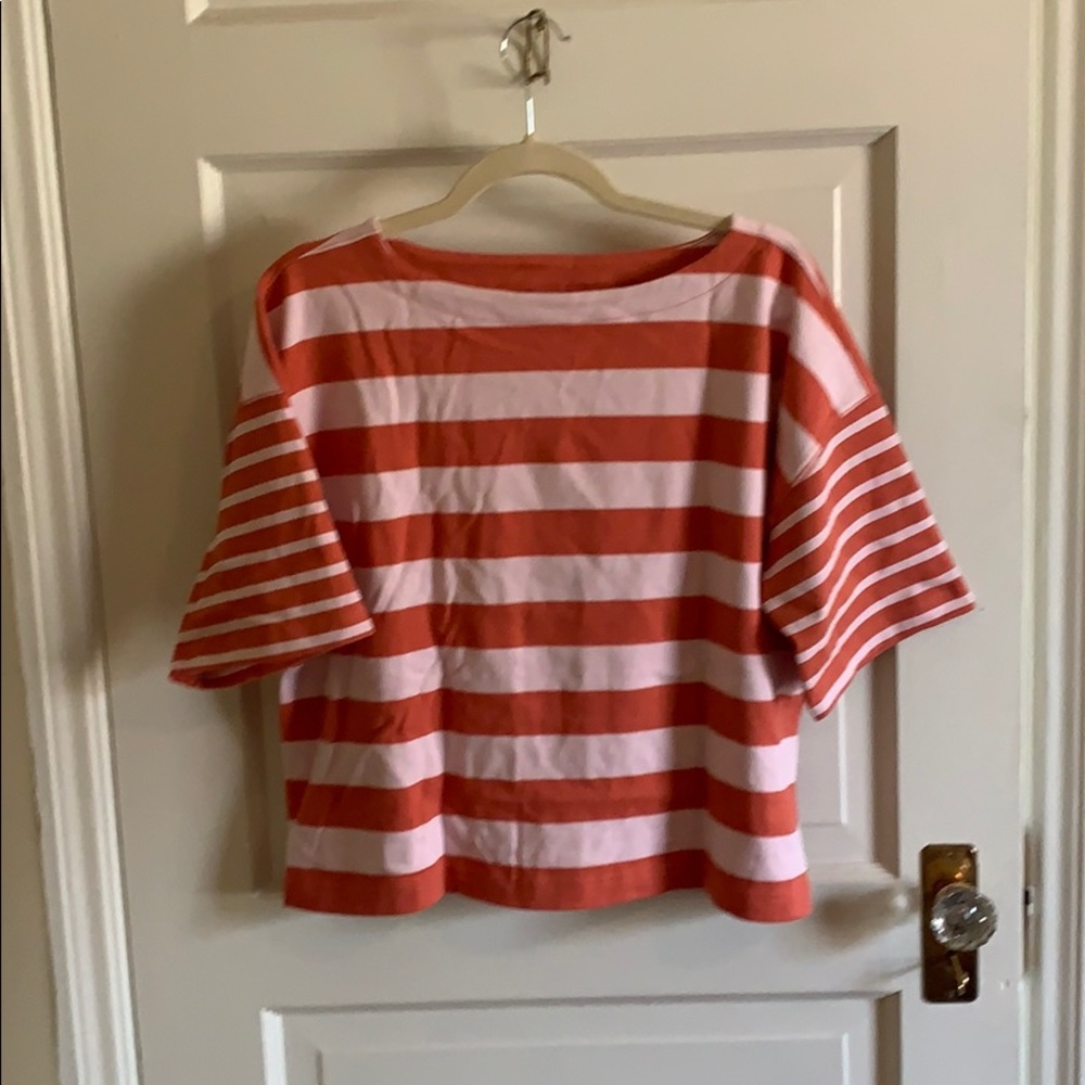 Gap boxy stripe tee-shirt NWT